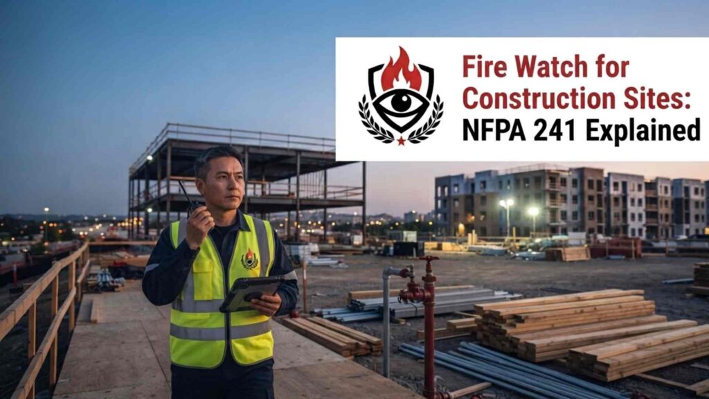 NFPA 241 fire watch requirements protect construction sites